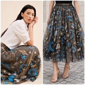 Geisha Design Icon Tulle Maxi Skirt